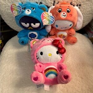 Hello Kitty and Friends CareBear Set